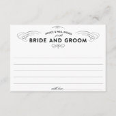 Cartes de conseil mariage (Devant)