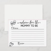 Cartes de conseil personnalisées pour que maman so (Devant / Derrière)
