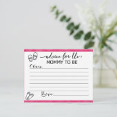 Cartes de conseil personnalisées pour que maman so (Debout devant)