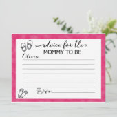 Cartes de conseil personnalisées pour que maman so (Debout devant)