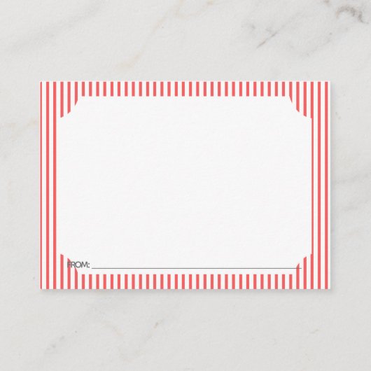 Cartes de conseil pour bébé (Dos)