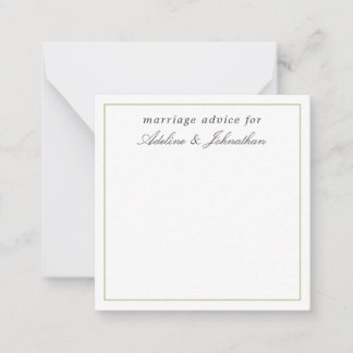 Cartes de conseil pour le mariage mignonne pour le