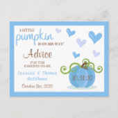 Cartes de conseils Baby showers pour petits Citrou (Devant)
