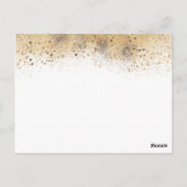 Cartes de conseils de Baby shower bleu marine et b (Dos)