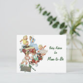 Cartes de conseils de maman, enfants vintage avec  (Debout devant)