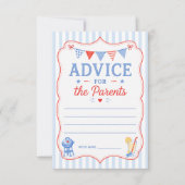 Cartes de conseils dus Rouge Blanc (Devant)