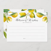 Cartes de conseils et de souhaits de Fête des mari (Devant / Derrière)