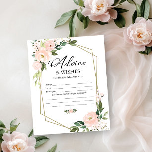 Cartes de conseils et de vœux pour une baby shower