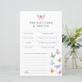 Cartes de conseils Papillon (Debout devant)