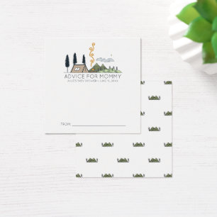 Cartes de conseils pour Baby Shower Aventure