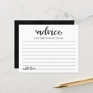 Cartes de conseils pour Baby Shower Halloween Fill