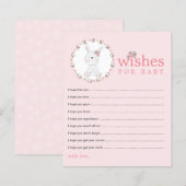 Cartes de conseils pour la Baby Shower de Baby Bun (Devant / Derrière)