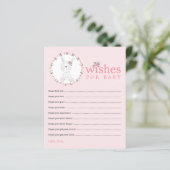 Cartes de conseils pour la Baby Shower de Baby Bun (Debout devant)