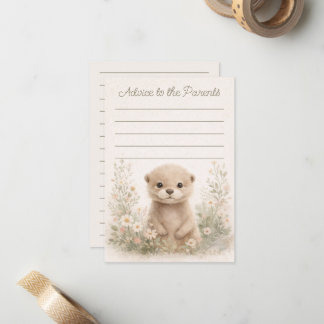 Cartes de conseils pour les parents de la Baby Sho
