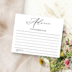 Cartes de conseils pour une baby shower bohème ave