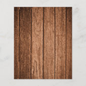 Cartes de conseils rustiques pour bébé pour une ba (Dos)