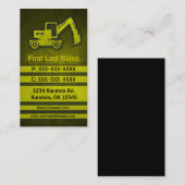 Cartes de construction personnalisées de grunage d (Devant / Derrière)