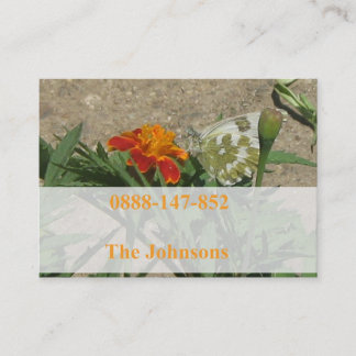 cartes de contact de famille