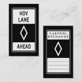 cartes de contact d'échange de cocopool (Devant / Derrière)