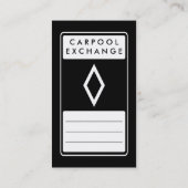 cartes de contact d'échange de cocopool (Dos)