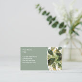 Cartes de contact personnel pour dames tendance (Debout devant)