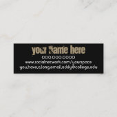 Cartes de contact personnelles Paparazzi (Devant)