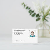 Cartes de contact professionnelles simples pour in (Debout devant)