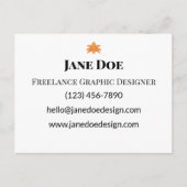 Cartes de contacts professionnelles ou personnelle (Devant)