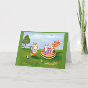Cartes de corgi de Gallois de Pembroke