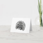 Cartes de correspondance blanc Pekingese (Devant)
