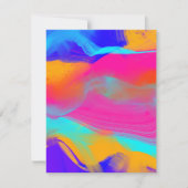 Cartes de correspondance couleur abstraite jaune f (Devant)