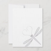 Cartes de correspondance de libellule (Dos)