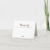 Cartes de correspondance Fleur di Lys Damask (Dos)