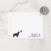 Cartes de correspondance personnalisées avec golde (Devant/Arrière en situation)