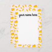 Cartes de correspondance personnalisées Mac and Ch (Devant / Derrière)