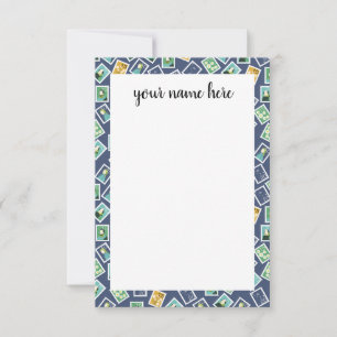 Cartes de correspondance personnalisées pour facte