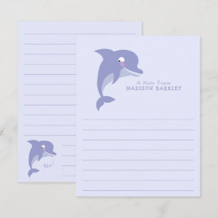Cartes de correspondance plates mignonnes pour enf
