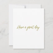 Cartes de correspondance simples (Dos)