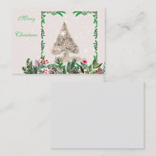 Cartes de correspondance simples (Devant / Derrière)