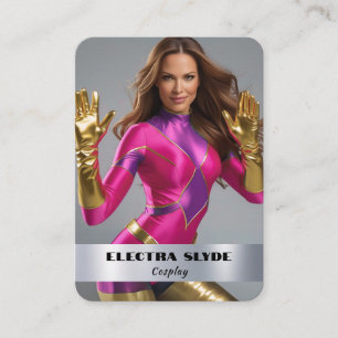 Cartes de cosplay QR Code Heavy Metal Coscard