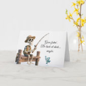 Cartes de cotes de pêche amusantes (Fleur jaune)