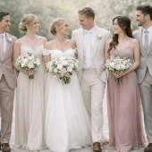 Cartes de couleurs de tenue à monogramme floral