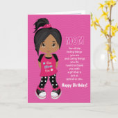 Cartes de coupons d'anniversaire pour maman - Cart (Fleur jaune)