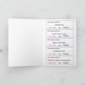 Cartes de coupons d'anniversaire pour maman - Cart (Intérieur)