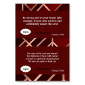 Cartes de courage pour le jeu (Dos)