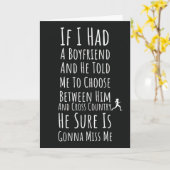 Cartes de course à pied à travers pays Coureur Typ (Fleur jaune)