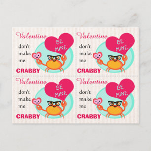 Cartes de crabe hipster de la Saint-Valentin (4)