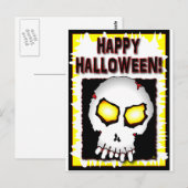 Cartes de crâne Zombie (Devant / Derrière)