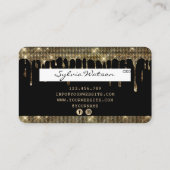 Cartes de crédit Baies Gold Styled (Dos)