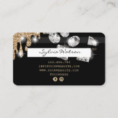 Cartes de crédit Diamants Or Styled (Dos)